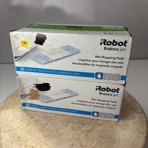 iRobot Braava jet Wet Mopping Pads 20 Count 2 Boxes of 10  NEW